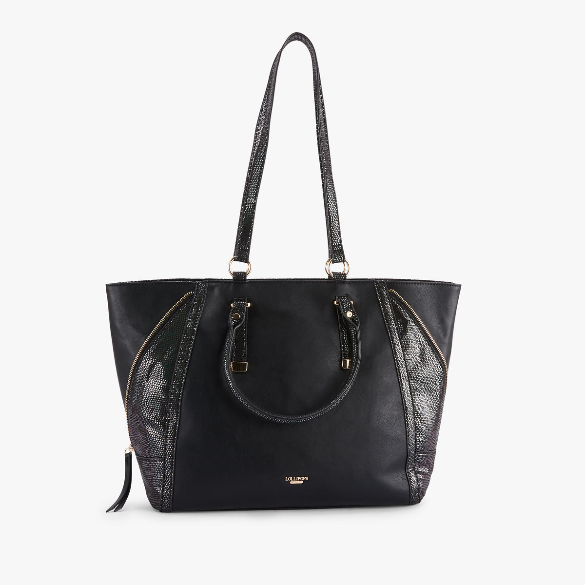 Grand sac shopper L noir Osches