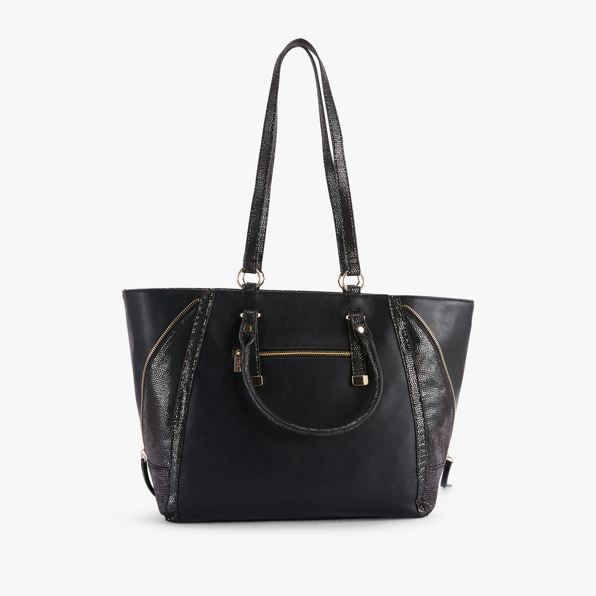 Grand sac shopper L noir Osches