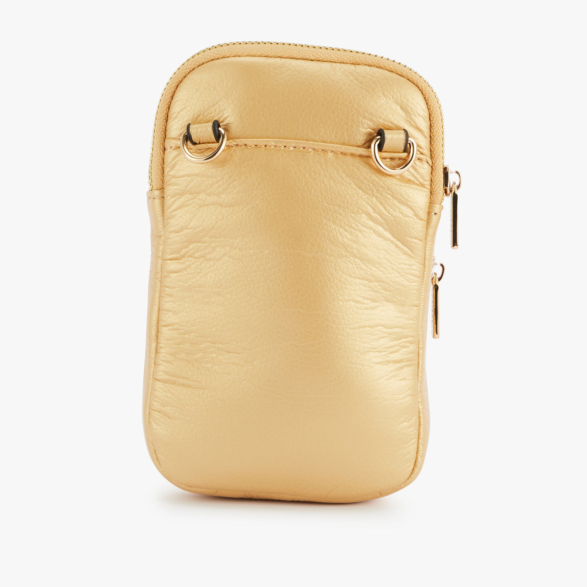 Pochette de téléphone dorée Olmi