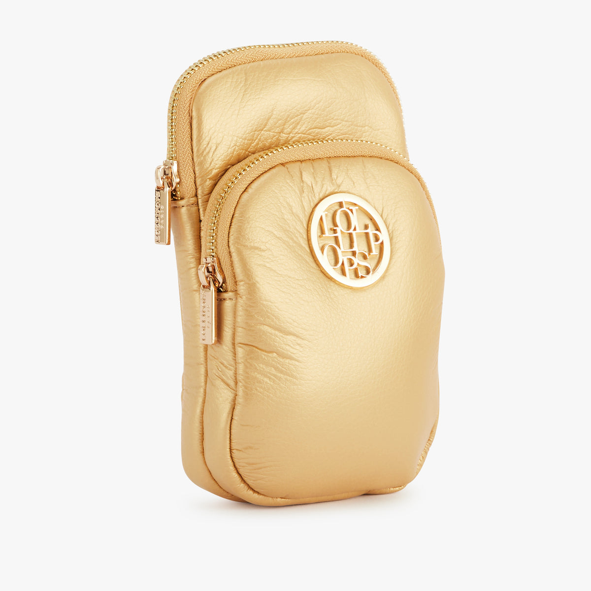 Pochette de téléphone dorée Olmi