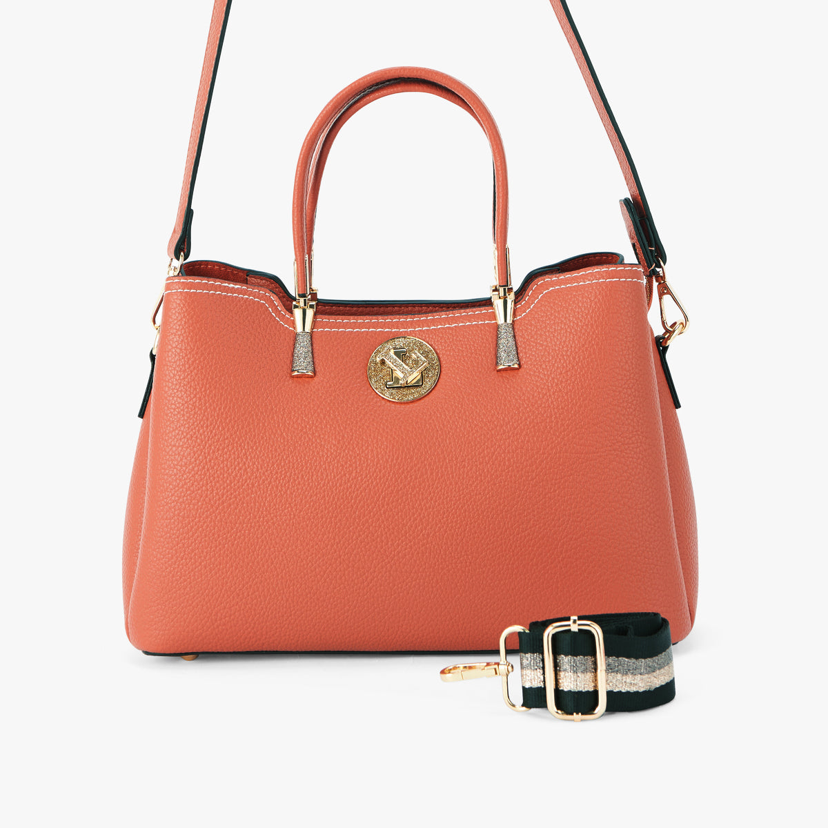 Sac shopper M brique Obita