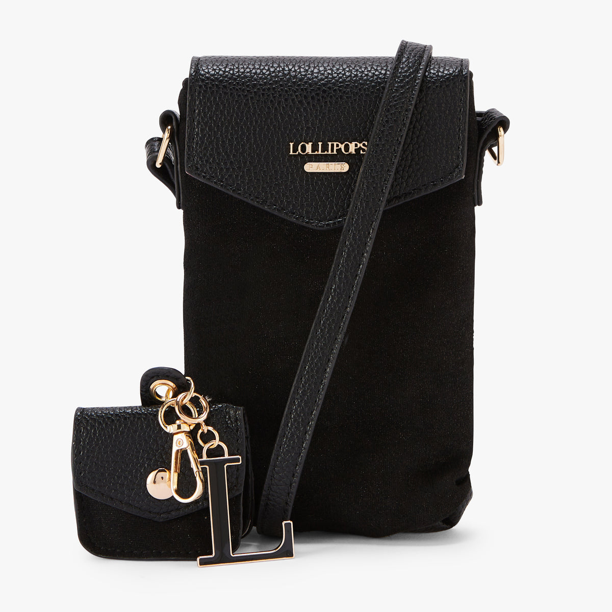 Pochette noire  pour téléphone Orphin