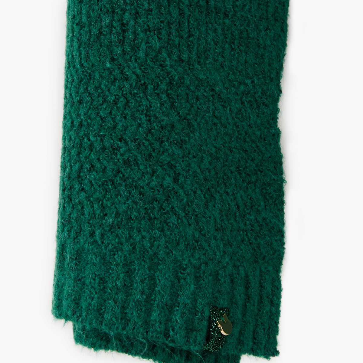 Echarpe rectangulaire verte Otriche