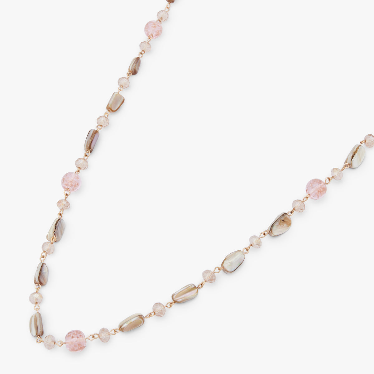 Collier sautoir perles nacrées