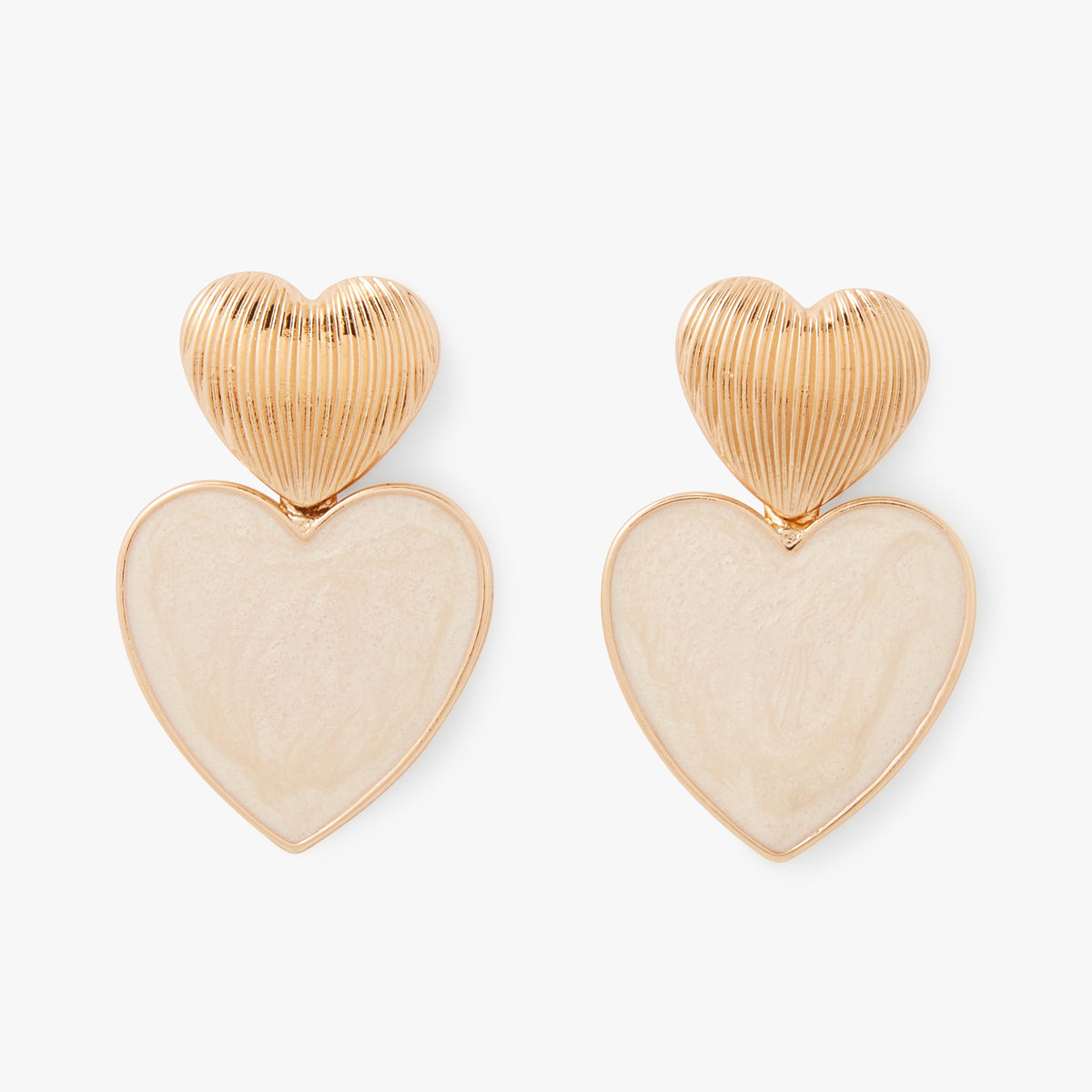 Boucles d'oreilles blanc Cat Lover