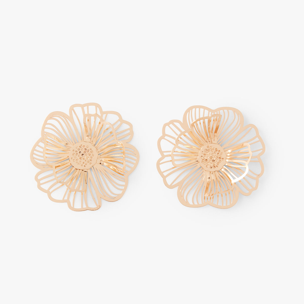 Boucles d'oreilles fleurs filigrane
