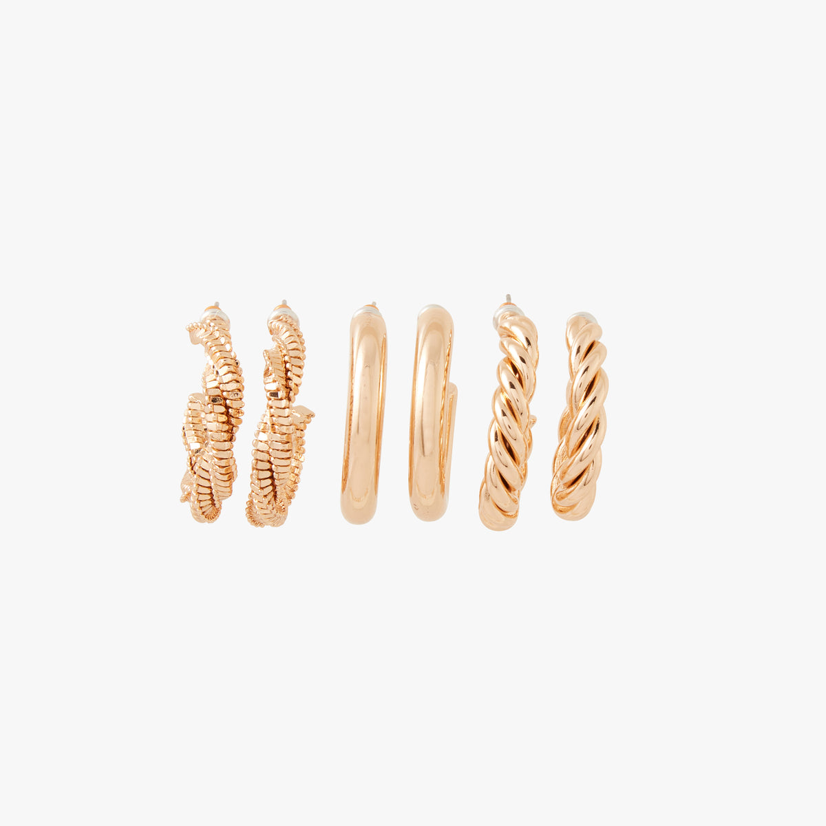 Set de 3 créoles