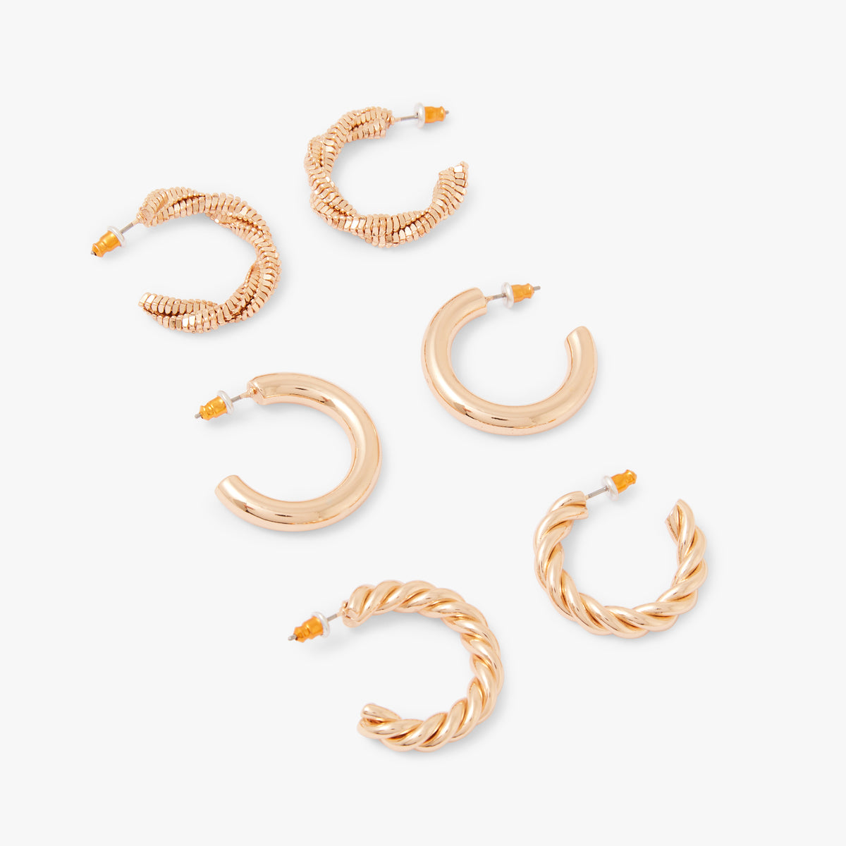 Set de 3 créoles