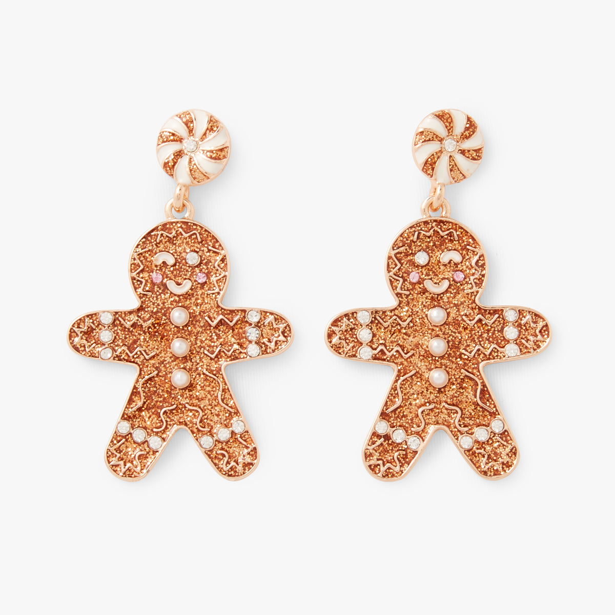 Boucles d'oreilles pains d'épices Collection Noël