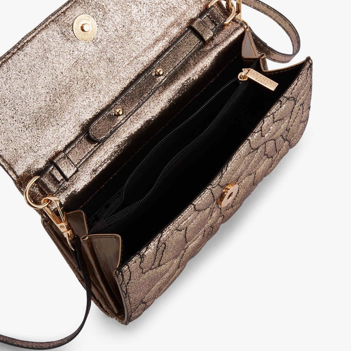 Pochette de voyage dorée Opio