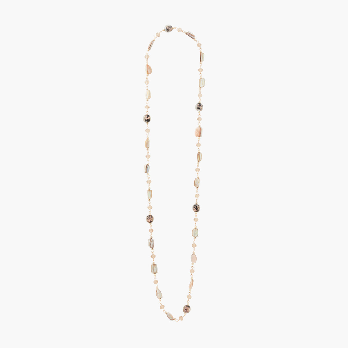 Sautoir avec perles fantaisie