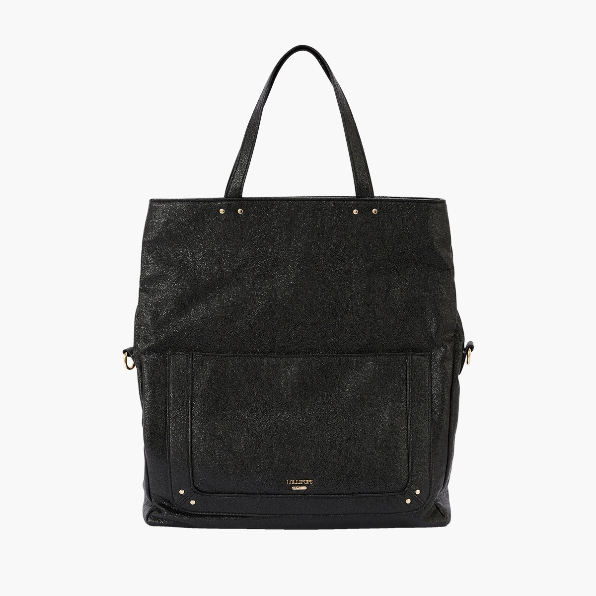 Grand sac shopper noir Pasqua