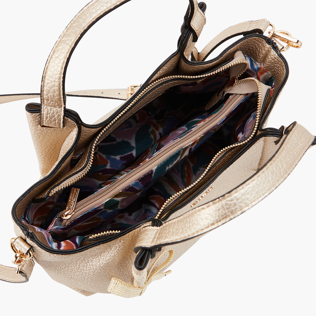 Sac shopper doré Pegguy