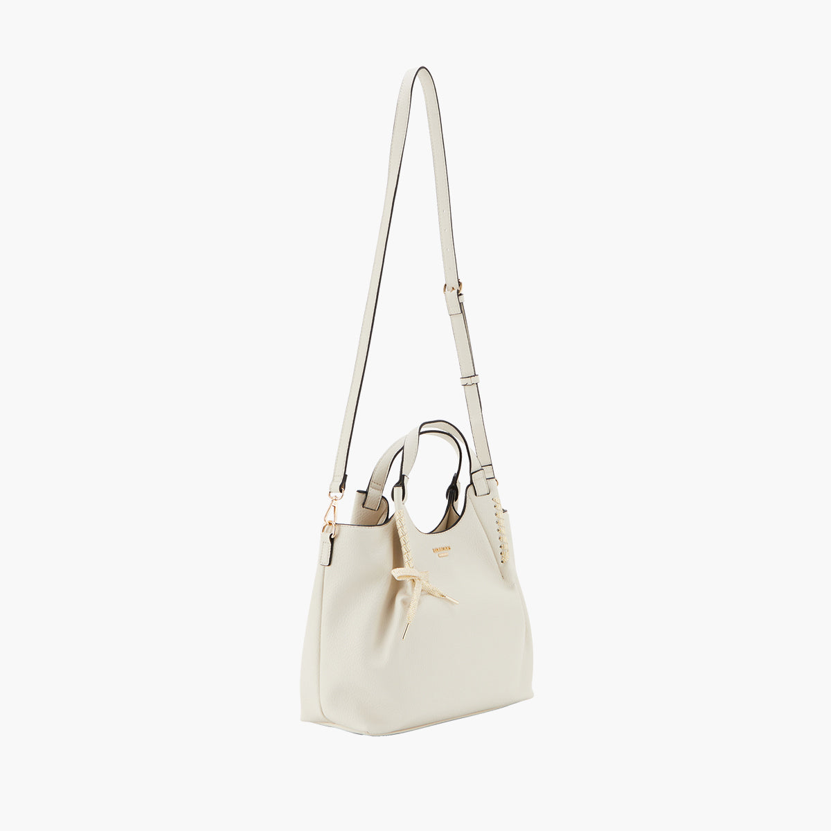Sac shopper blanc Pegguy