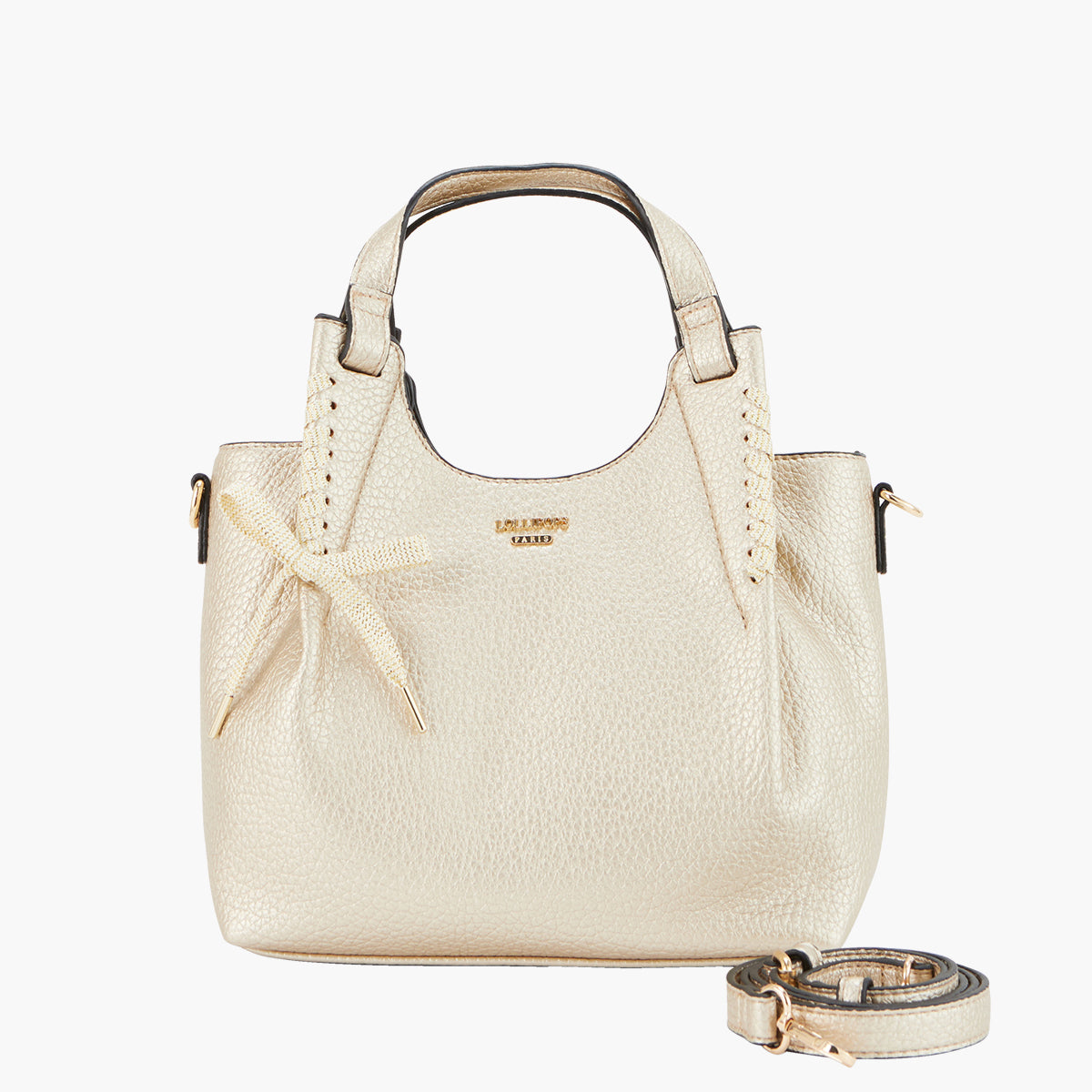 Petit sac shopper dore Pegguy