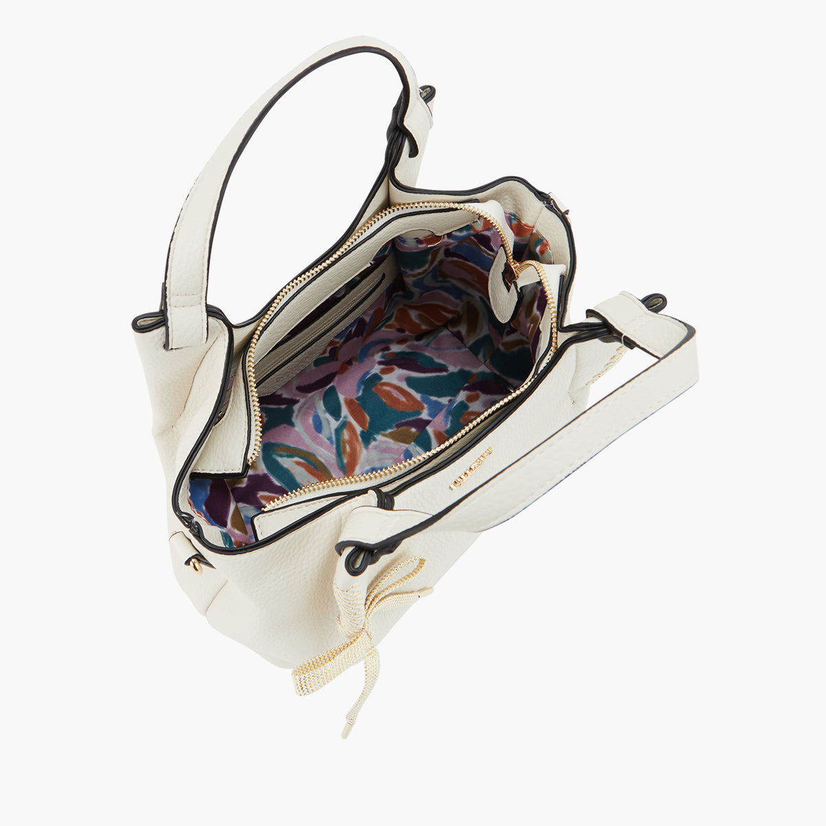 Petit sac shopper blanc Pegguy