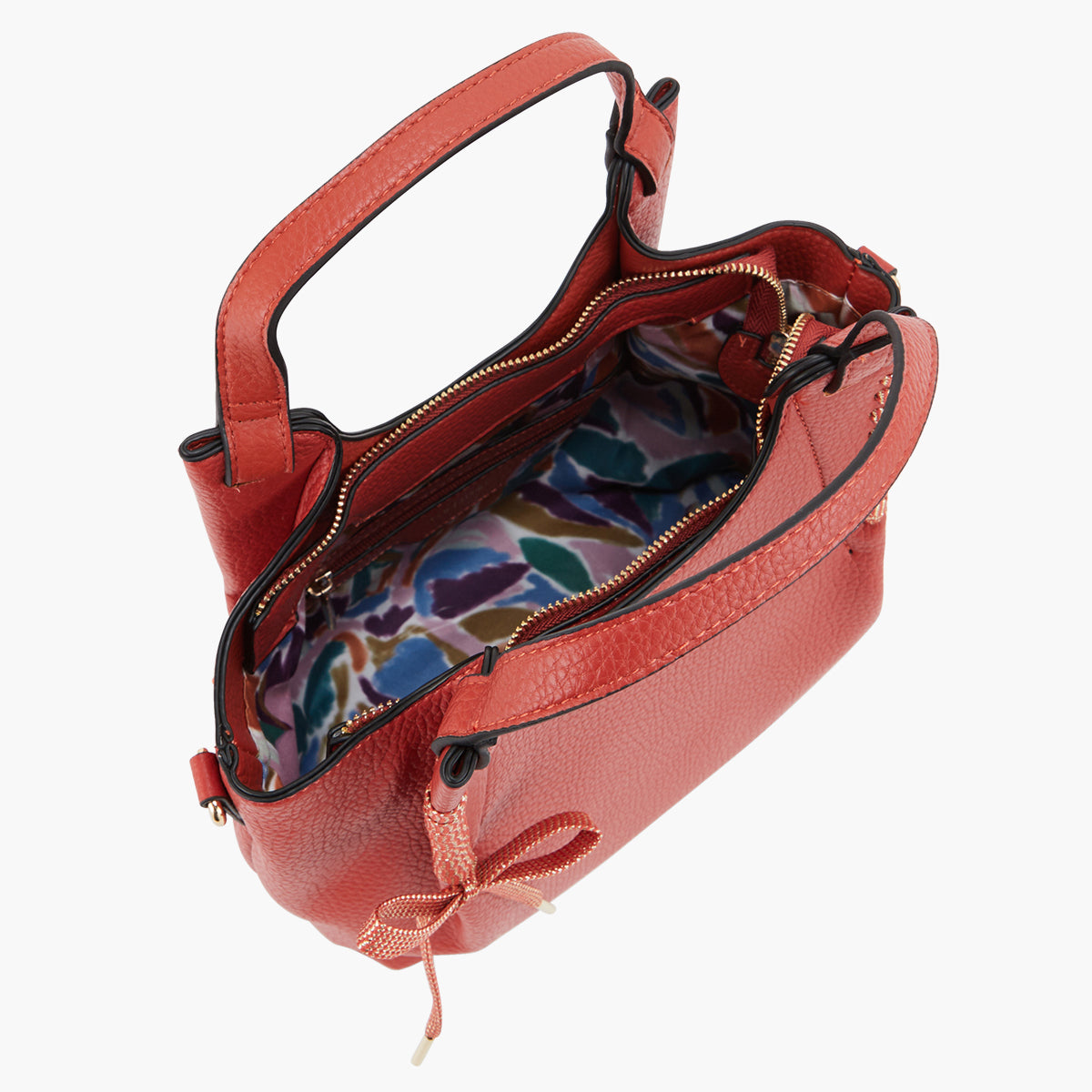 Petit sac shopper brique Pegguy