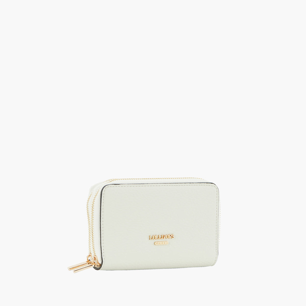 Portefeuille double blanc Pegguy