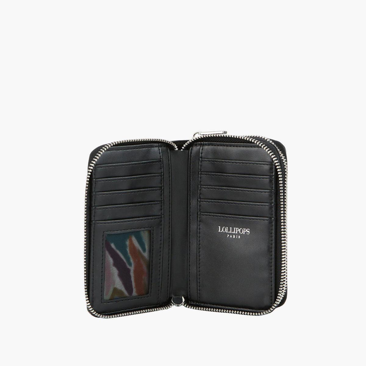 Portefeuille double noir Pegguy