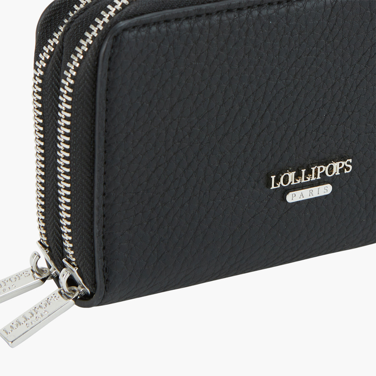 Portefeuille double noir Pegguy