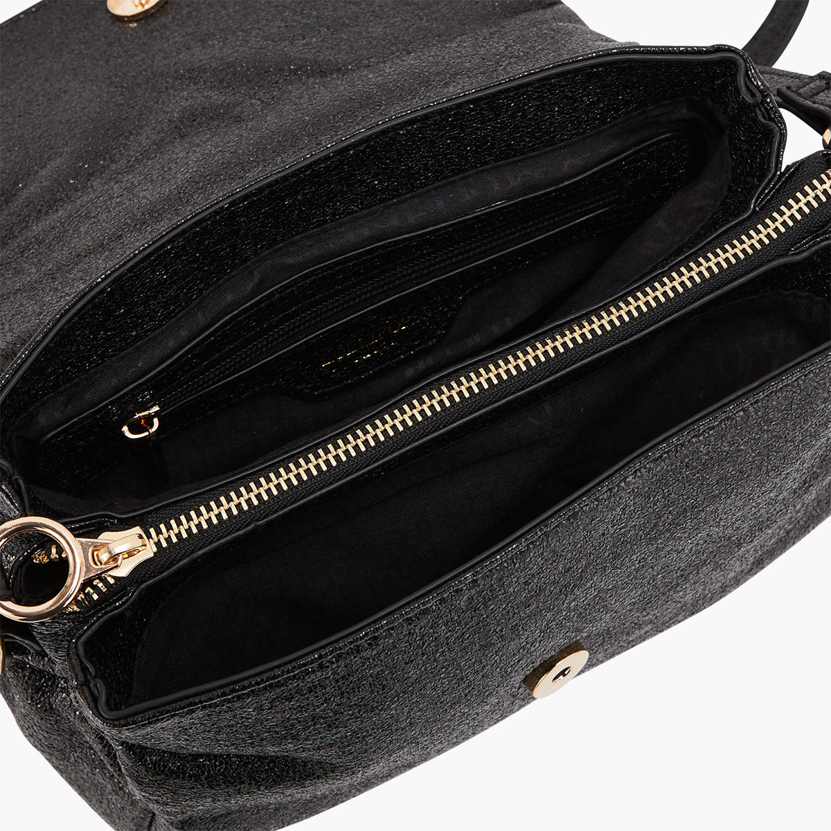 Sac porté épaule noir Pasqua