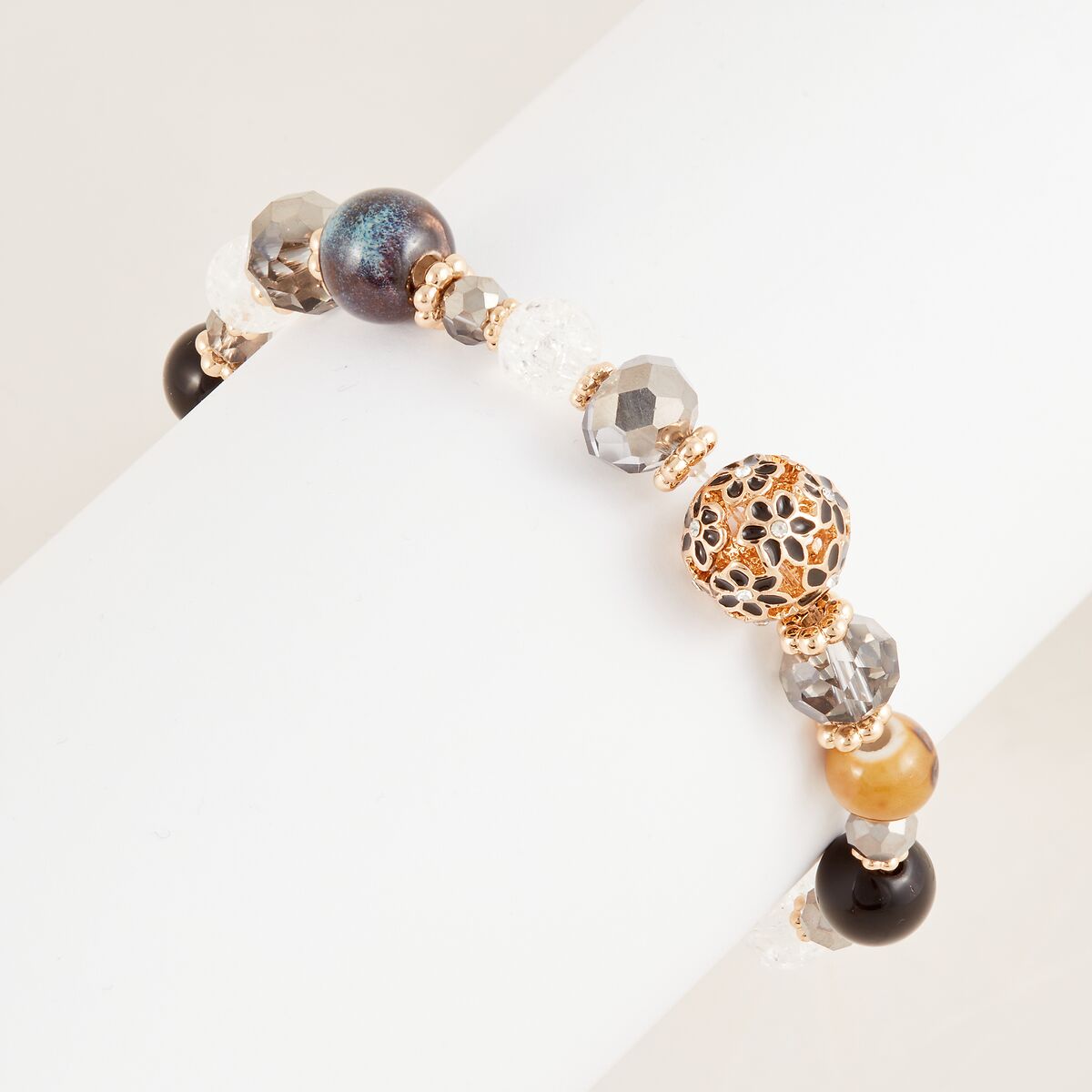 Bracelet élastique perles fantaisie