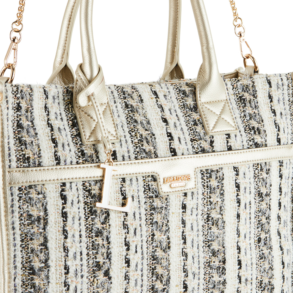 Grand sac shopper dore Paula