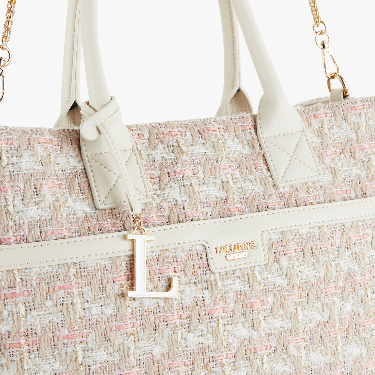 Grand sac shopper beige Paula