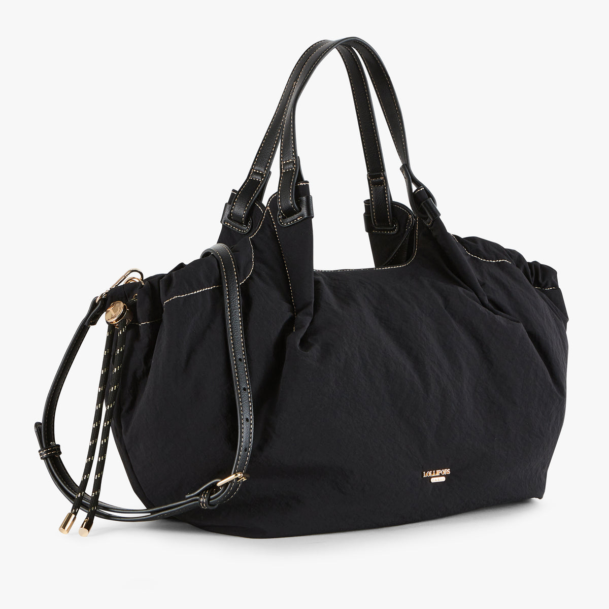 Grand sac shopper noir Pome