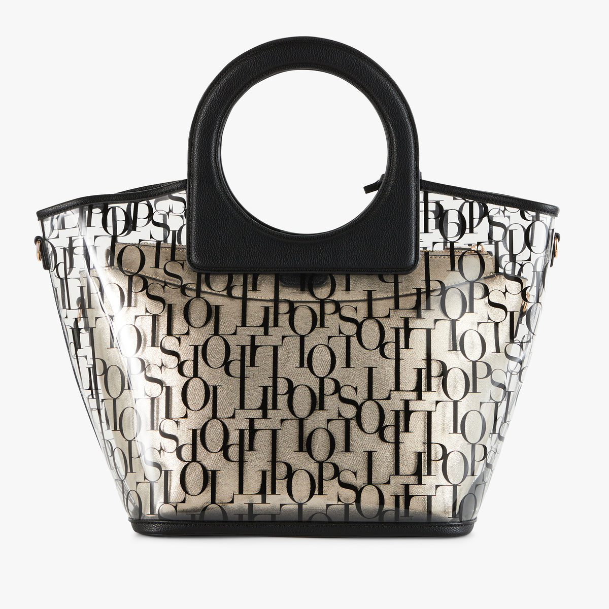 Grand sac shopper L noir Pemala