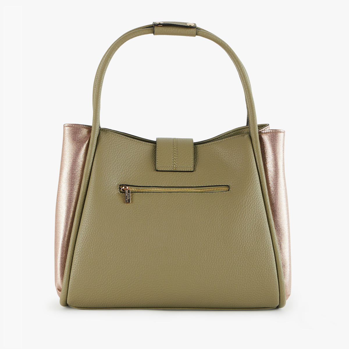 Grand sac shopper kaki Patsy