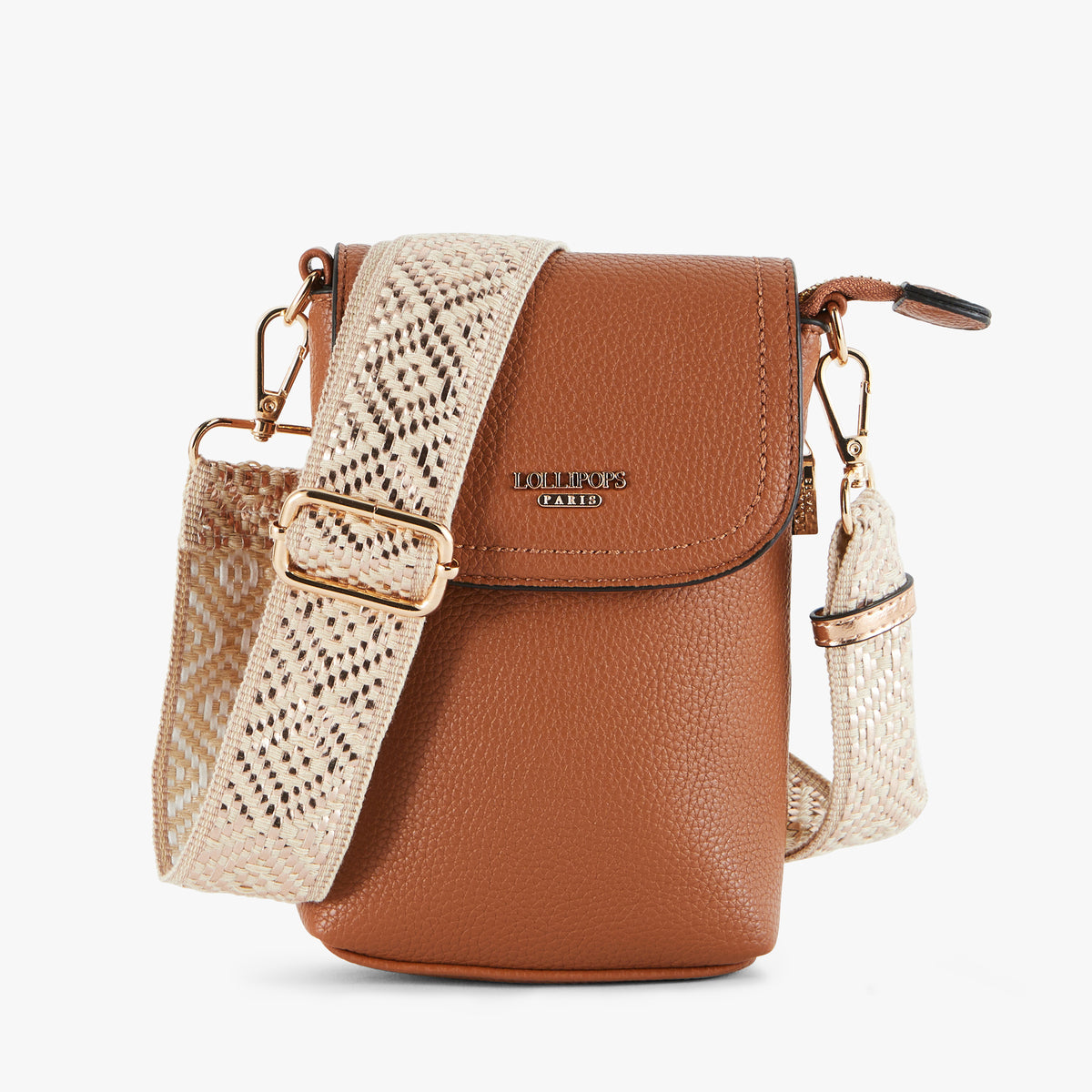 Pochette de téléphone camel Pema