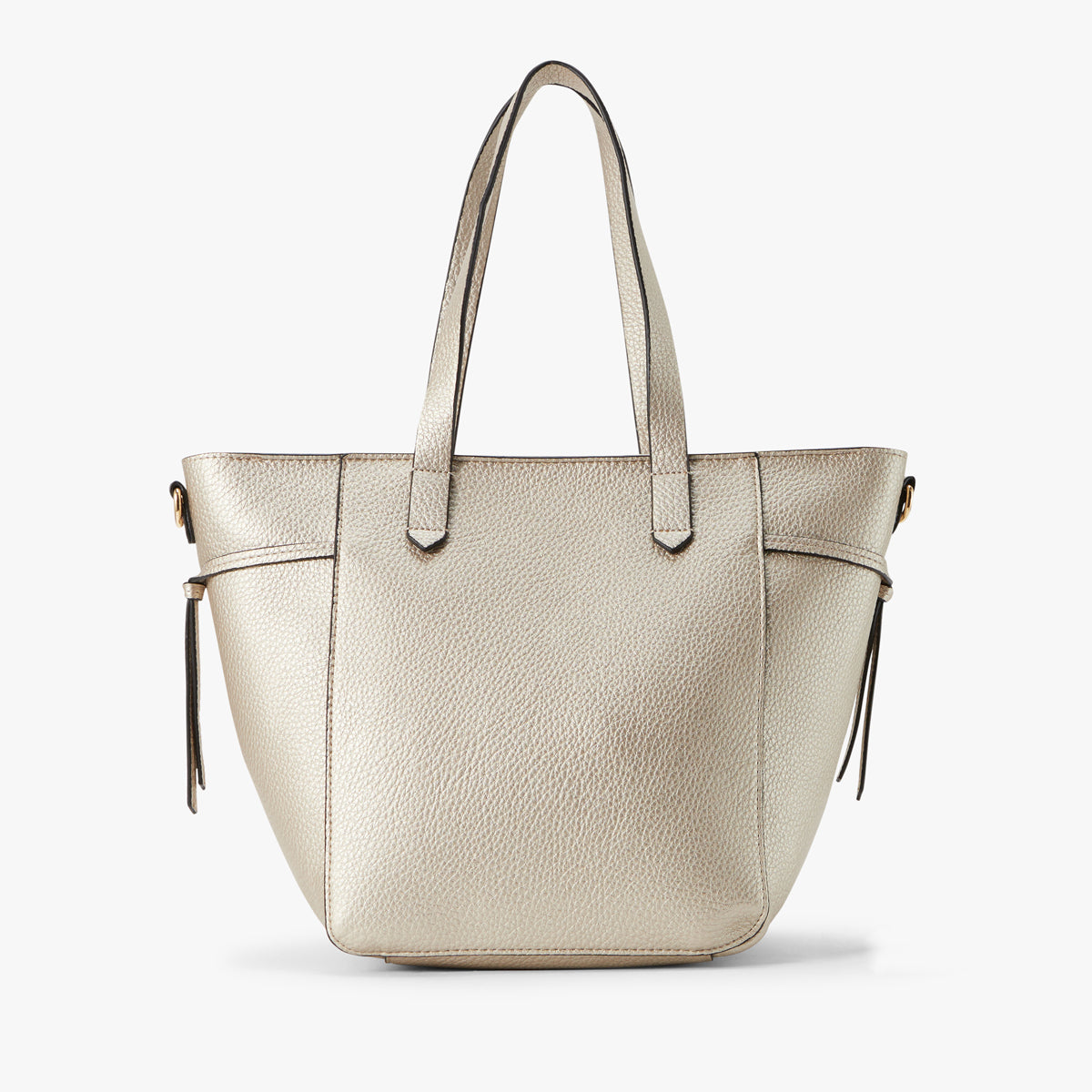 Grand sac shopper dore Pivoine