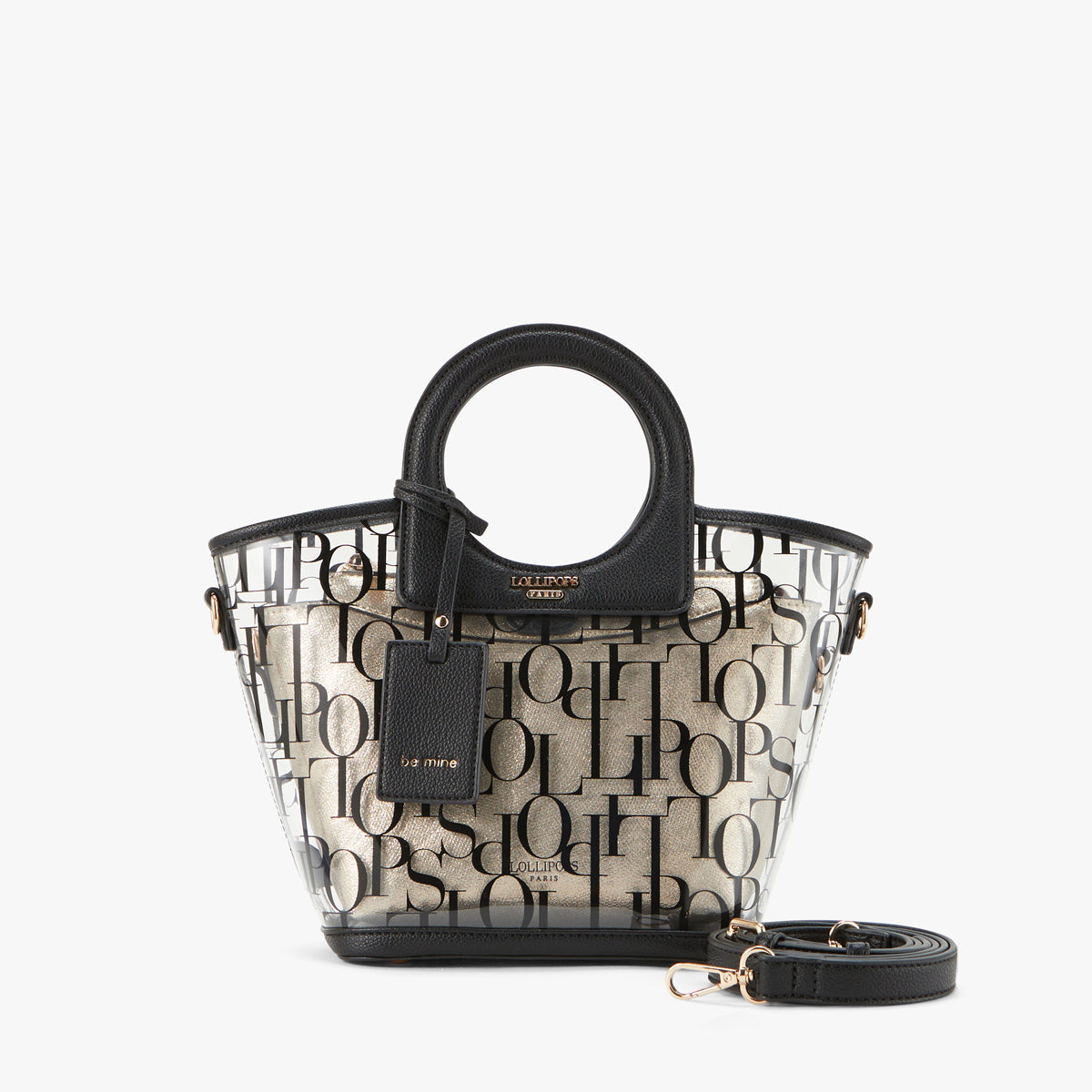 Sac shopper M noir Pemala