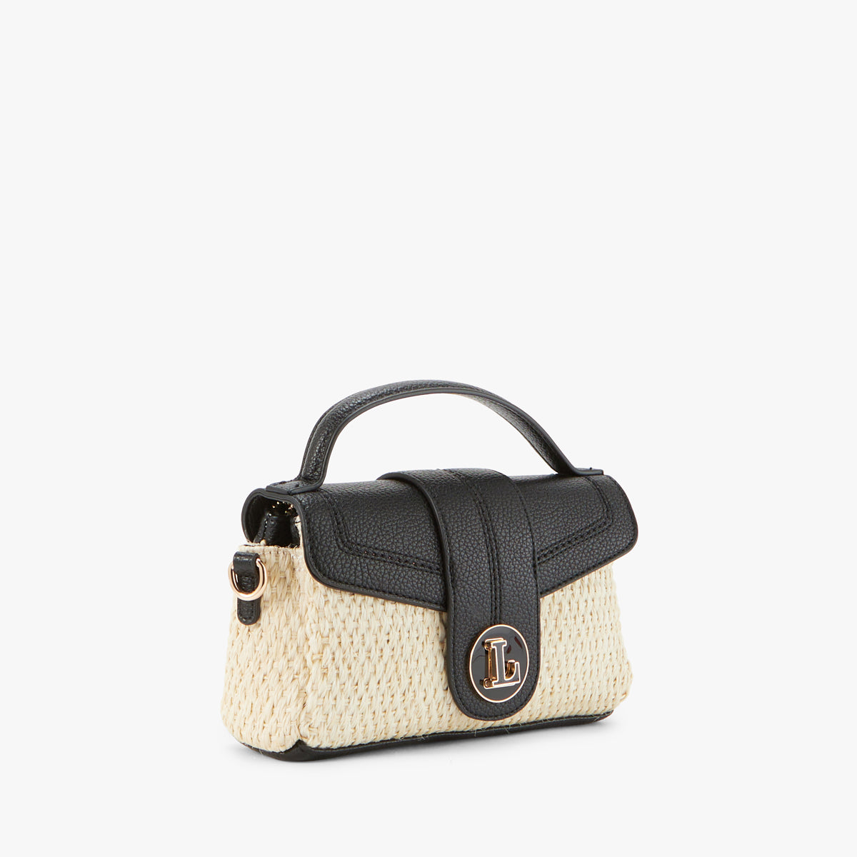 Petit sac porté épaule noir Patsy