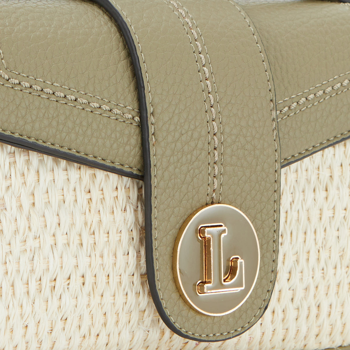 Petit sac porté épaule kaki Patsy