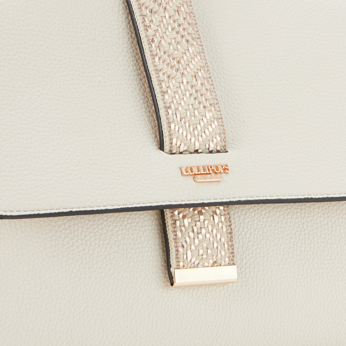 Grand sac porté épaule blanc Pema