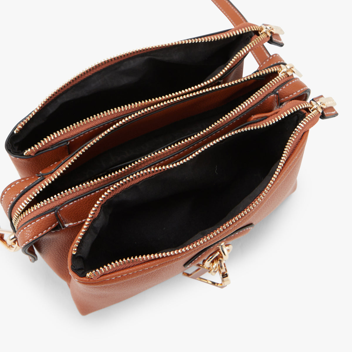 Sac multi poches camel Petula