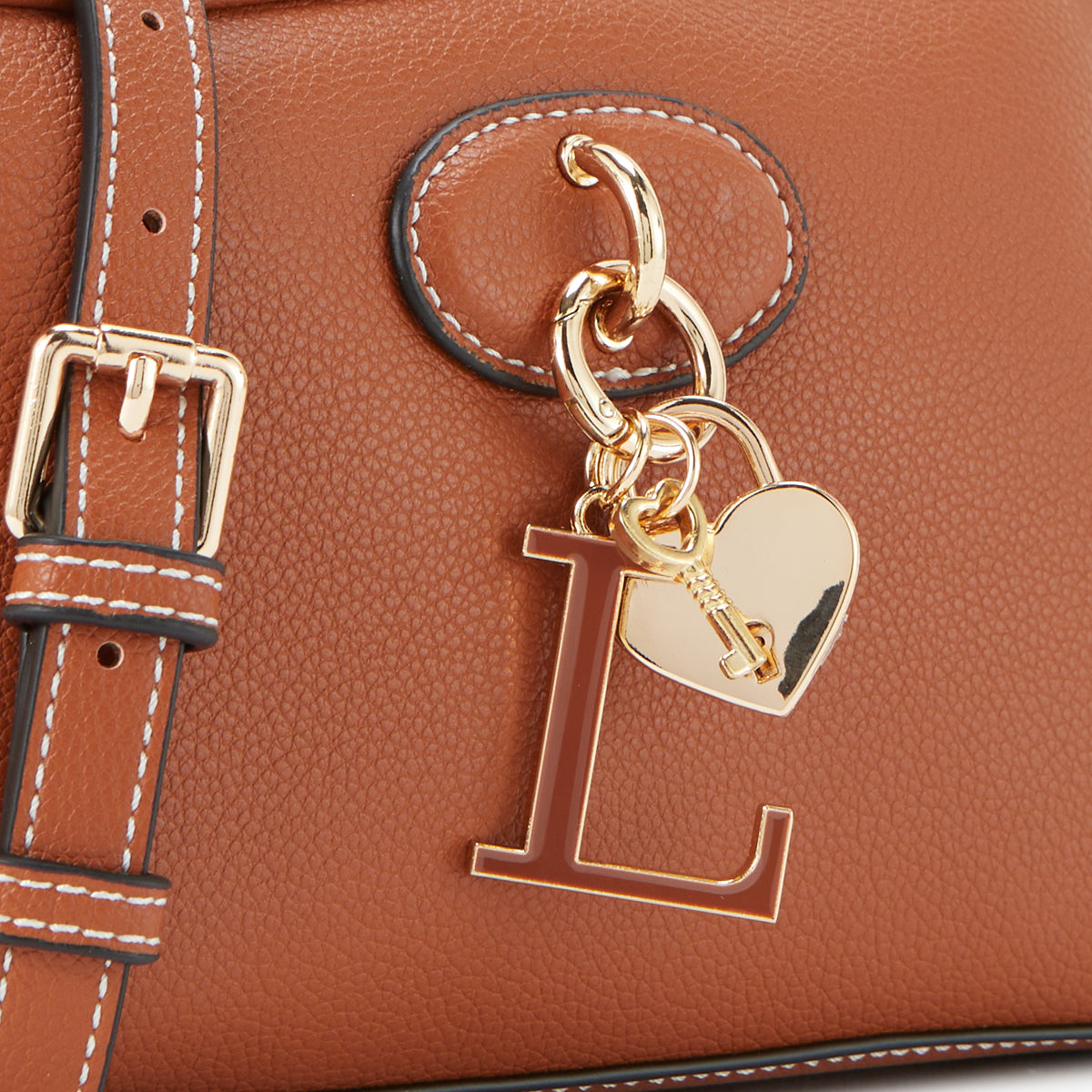 Sac multi poches camel Petula