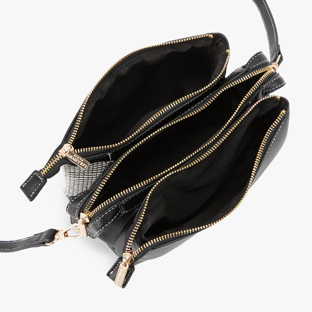 Sac multi poches noir Petula