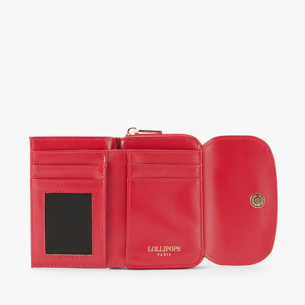 Petit portefeuille rouge Petula