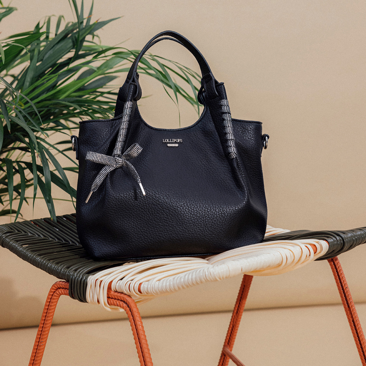 Sac shopper noir Pegguy