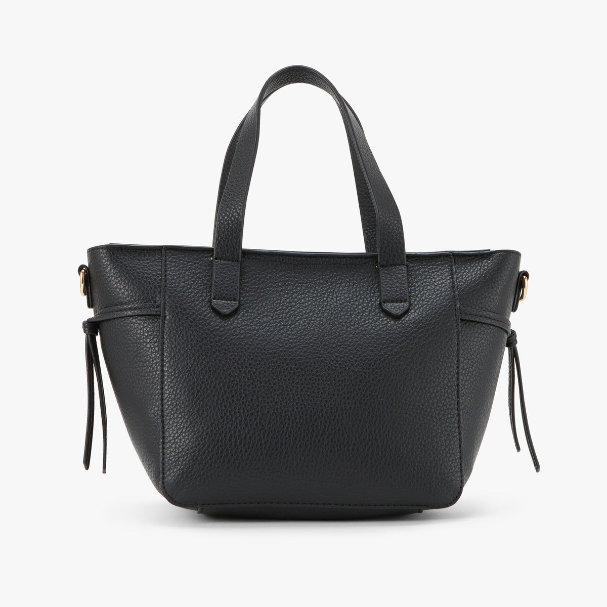 Sac shopper noir Pivoine