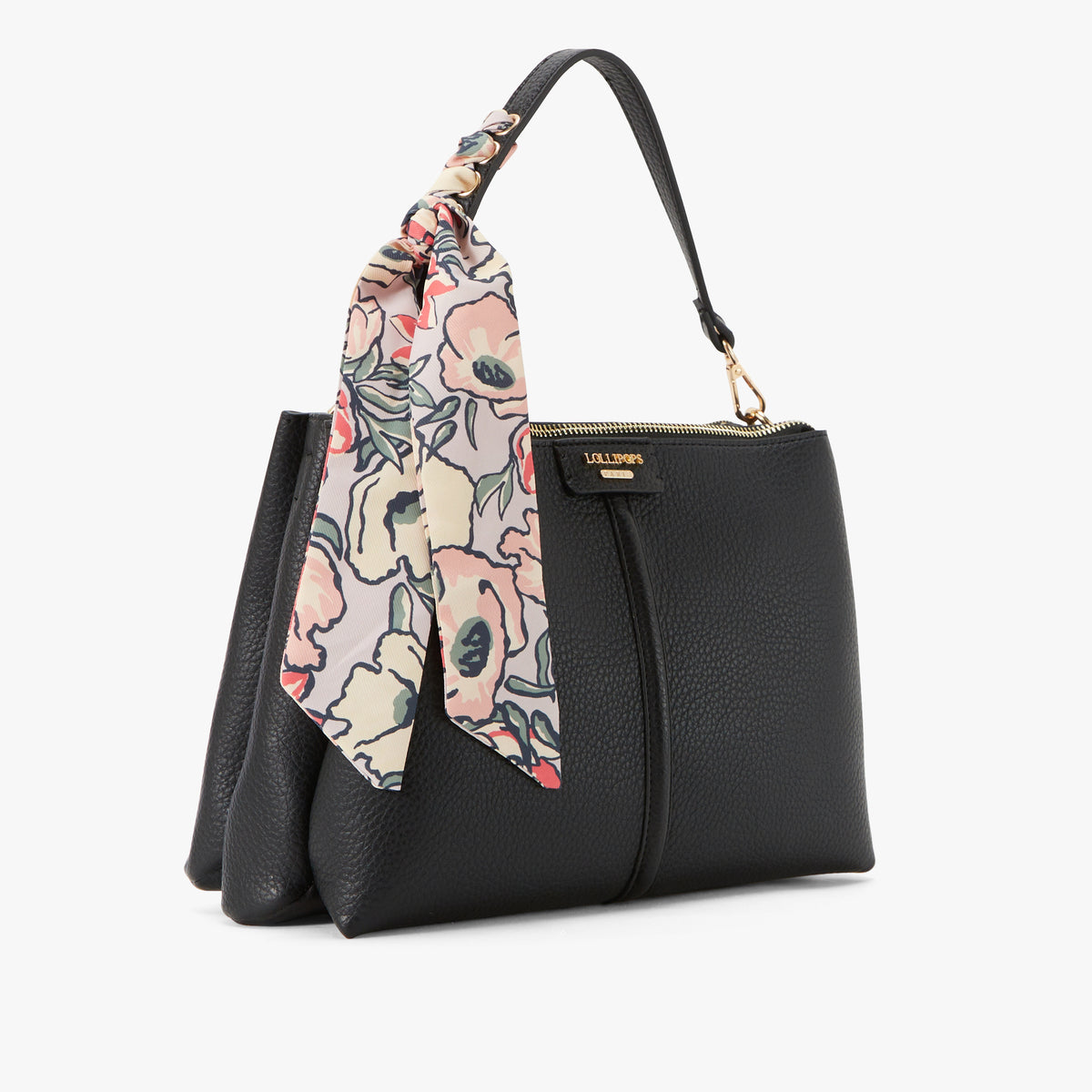 Grand sac multi poches noir Priska