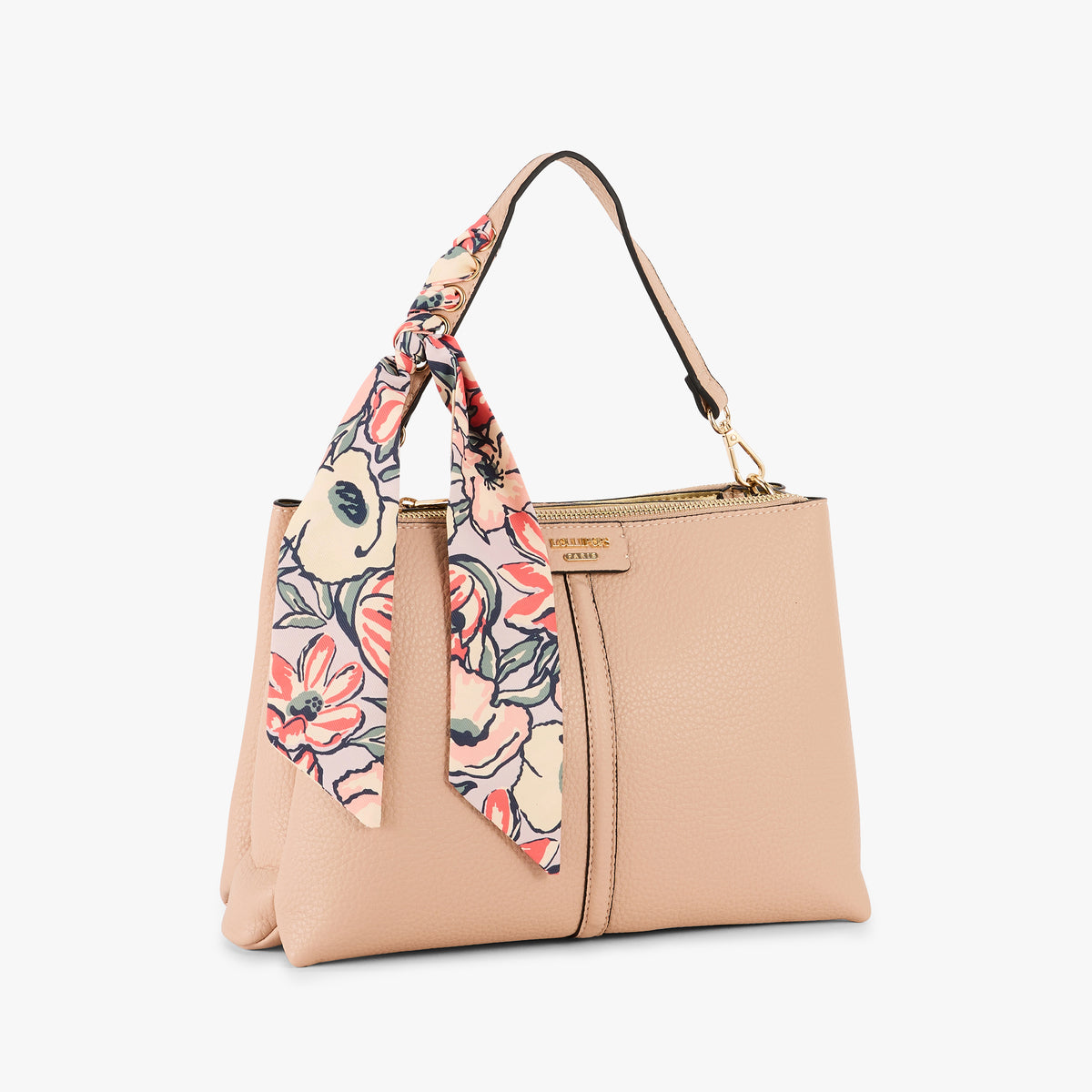 Grand sac multi poches nude Priska