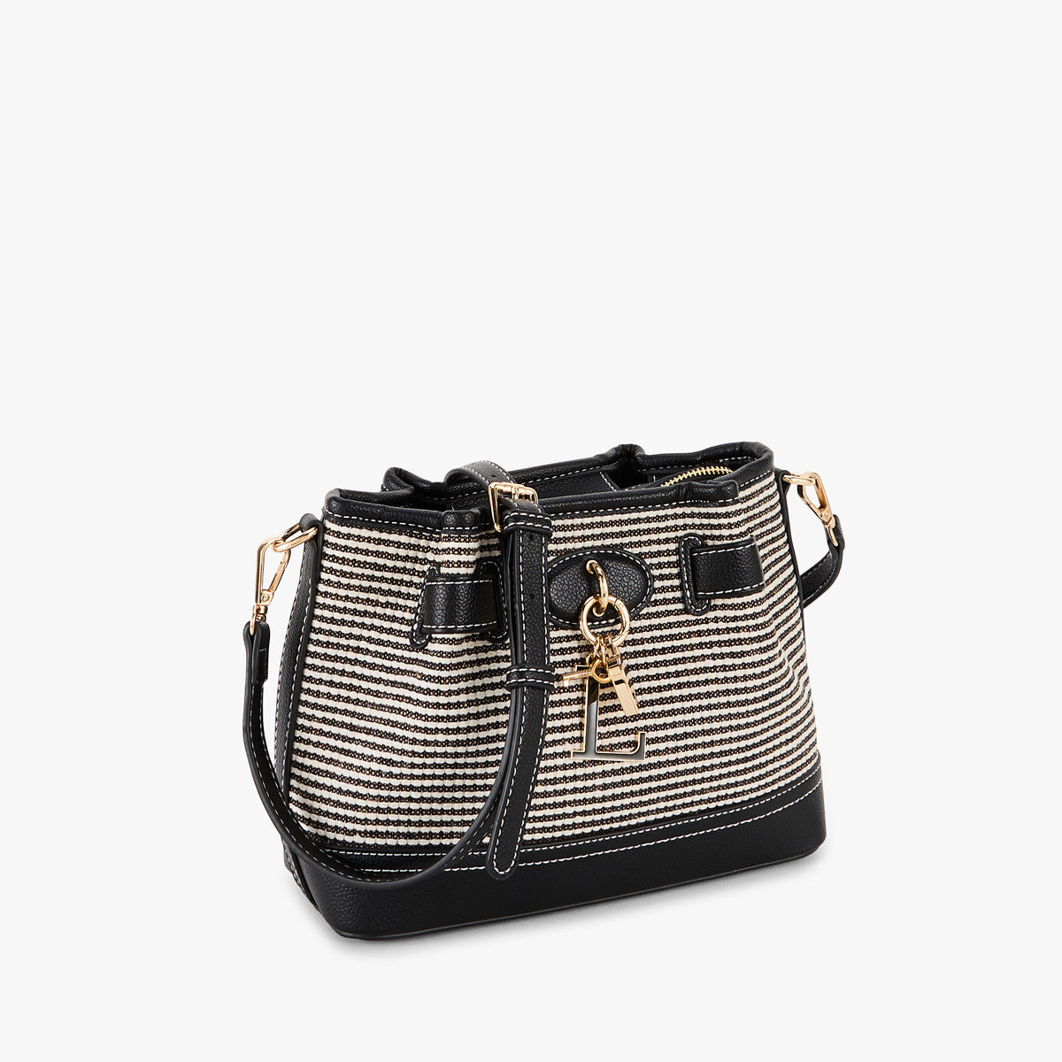 Sac porté épaule noir Petula