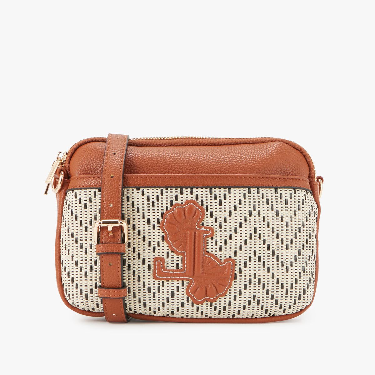 Sac multi poches camel Priscillia