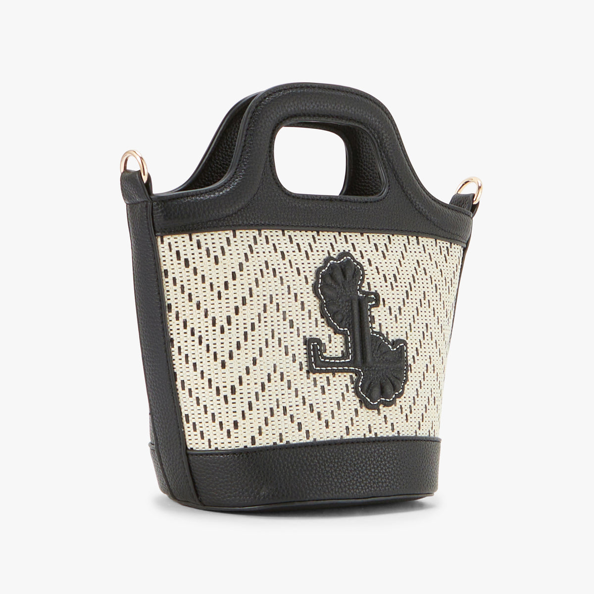 Petit sac shopper noir Priscillia