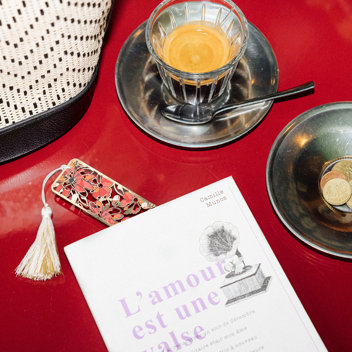 Marque-page rose Perine