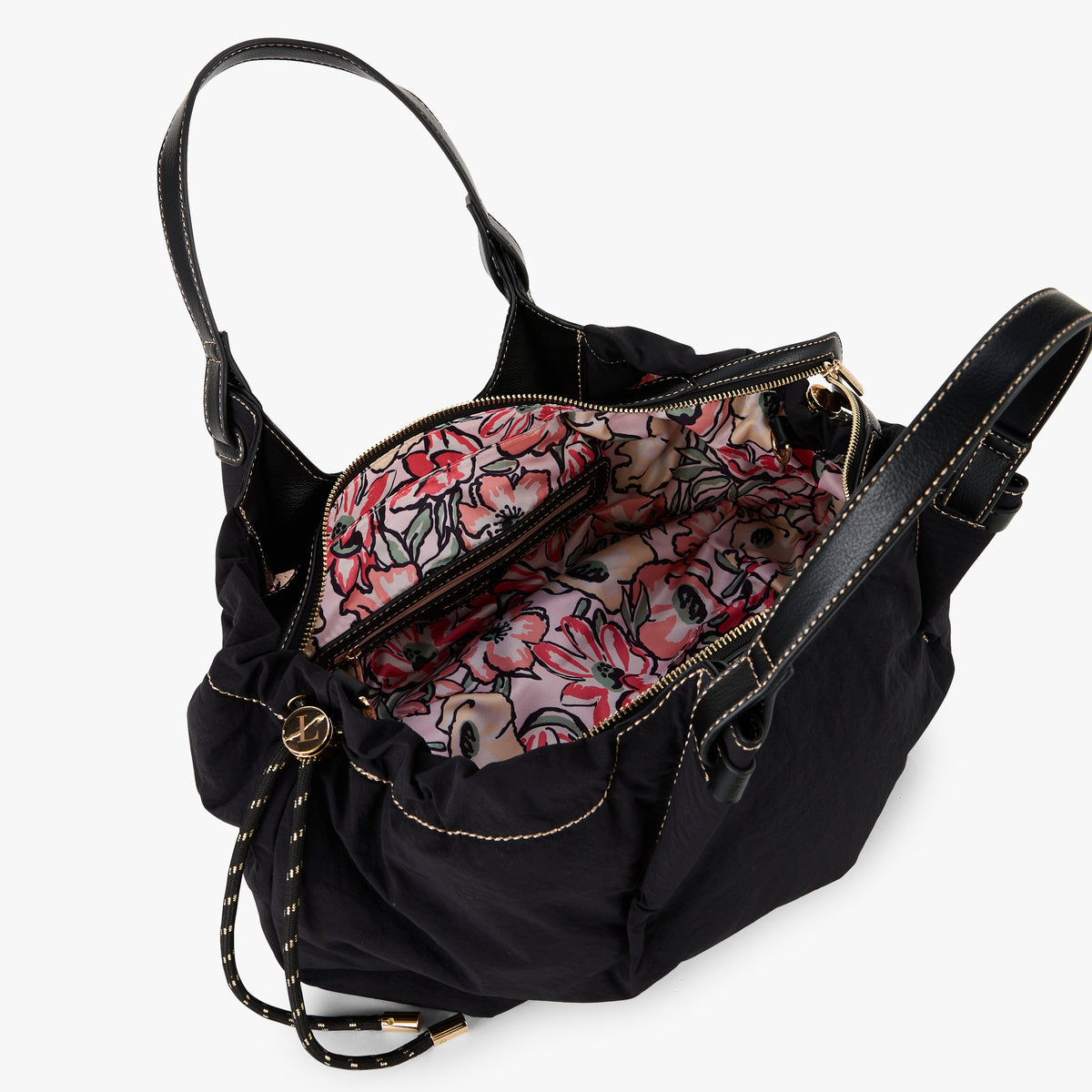 Sac shopper noir Pome